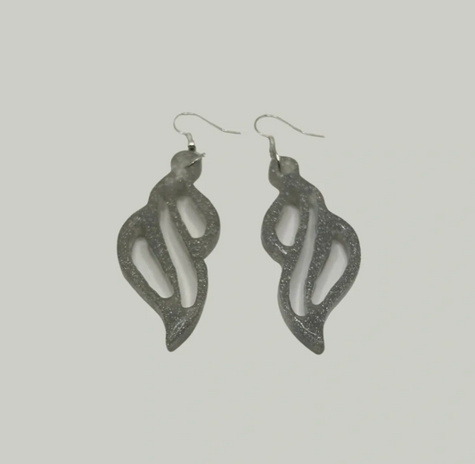 Smoky Swirl Earrings
