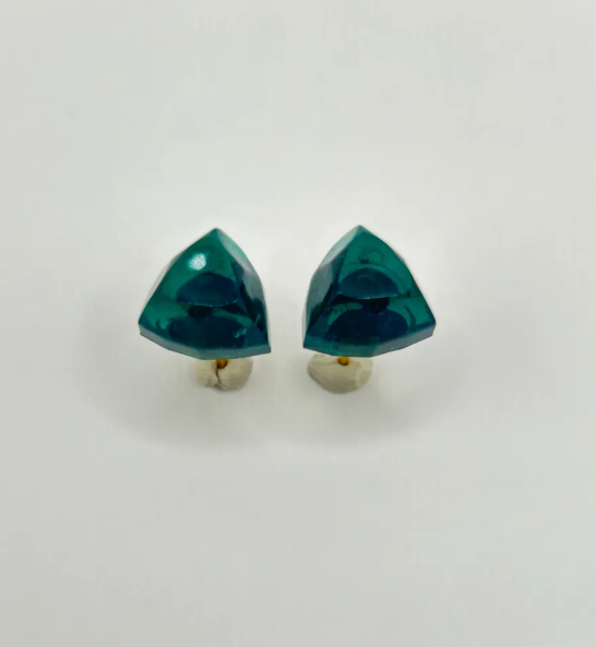 Emerald Rain Studs