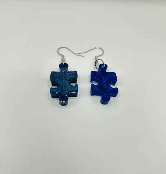 Puzzle Piece Earrings