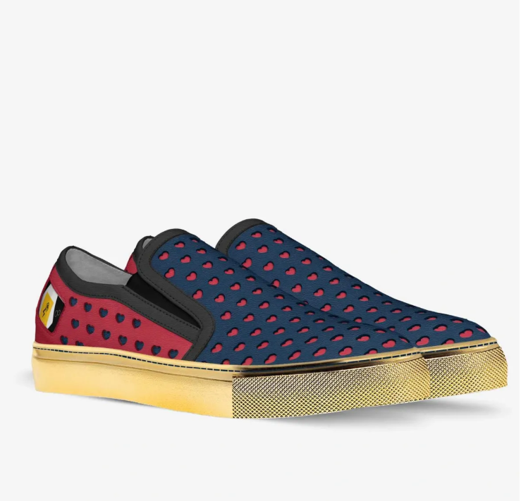 Ruby Hearts Slip-On