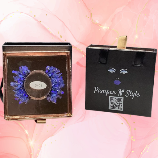 Full Strip Colored Luminous faux Mink Eyelashes