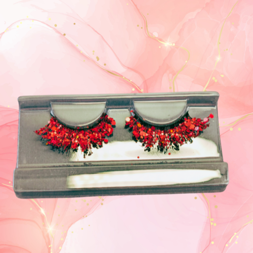 Full Strip Colored Luminous faux Mink Eyelashes