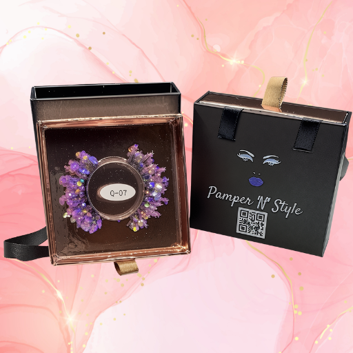 Full Strip Colored Luminous faux Mink Eyelashes