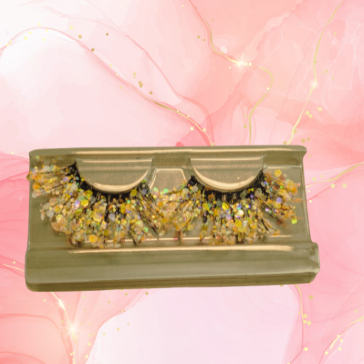 Full Strip Colored Luminous faux Mink Eyelashes