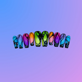 Neon Radiance Butterfly Set