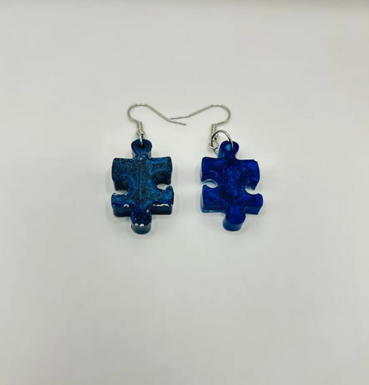 Puzzle Piece Earrings