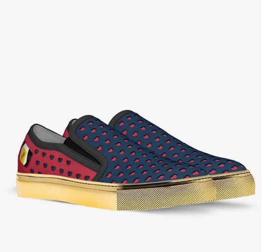 Ruby Hearts Slip-On